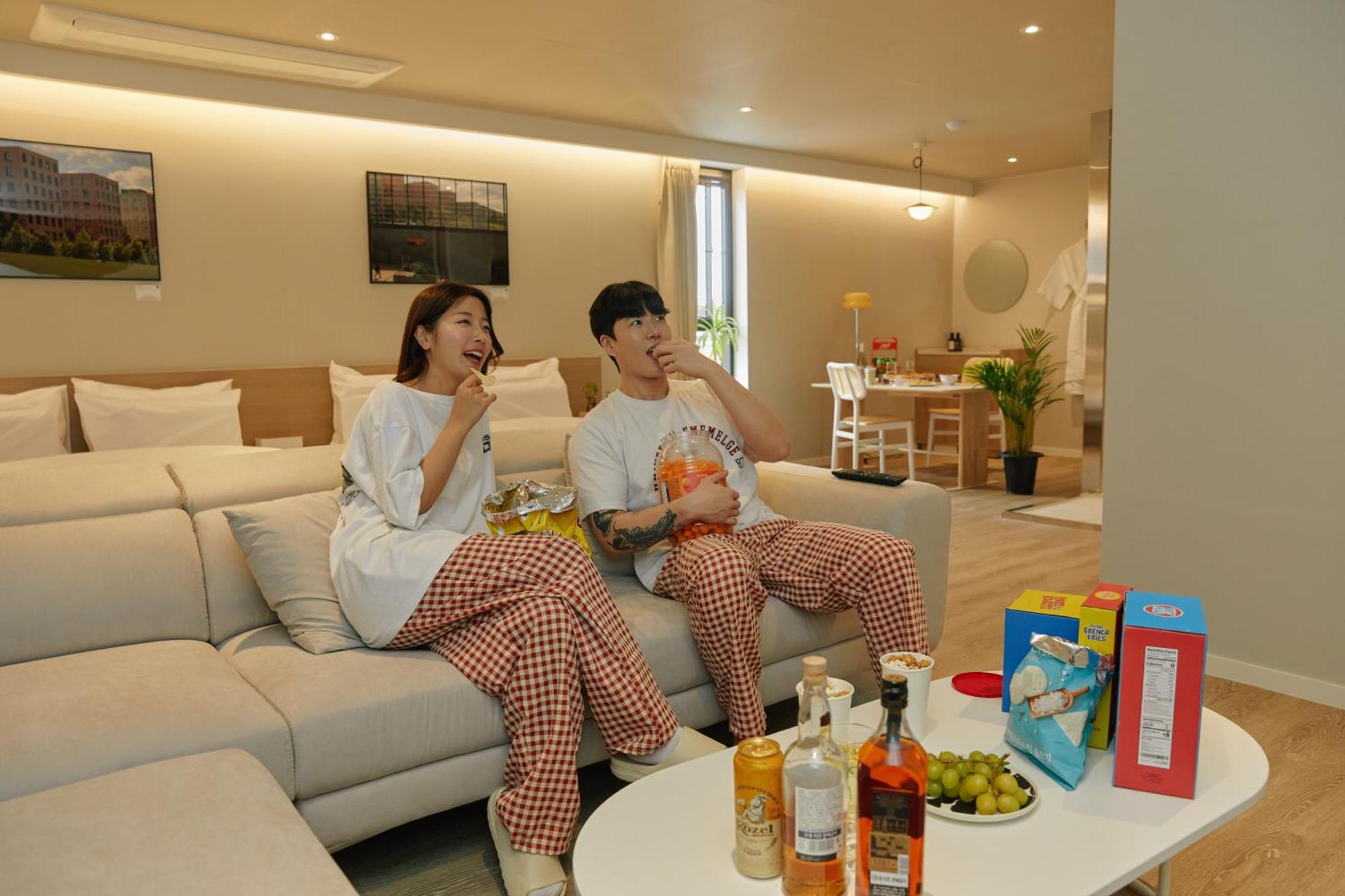 Aank Hotel Incheon Songdo Экстерьер фото