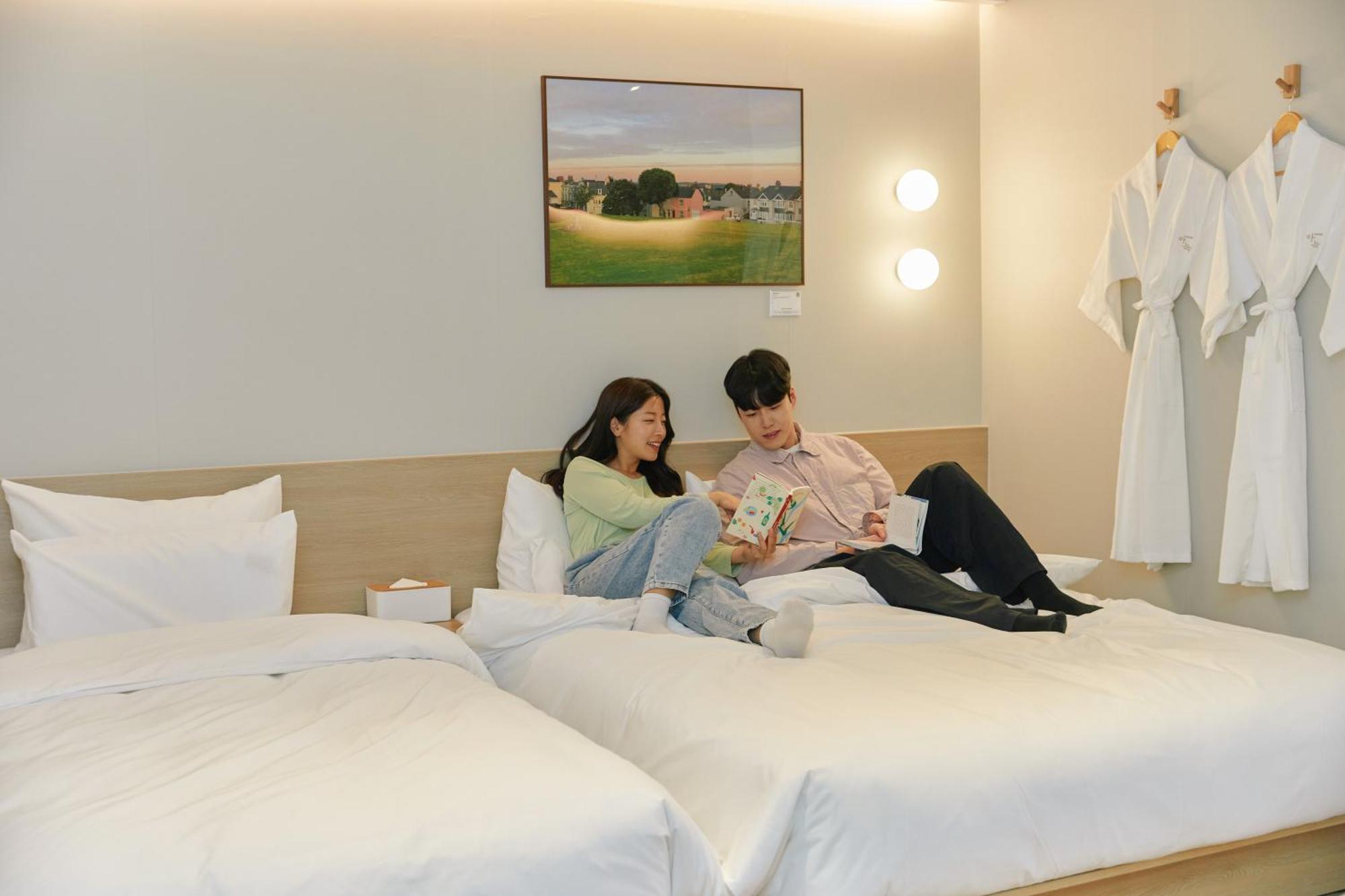 Aank Hotel Incheon Songdo Экстерьер фото